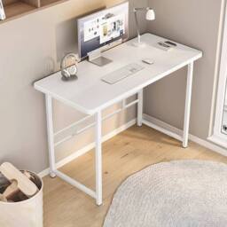 SPETLEK Large Computer Desk Metal Frame white - thumbnail 4