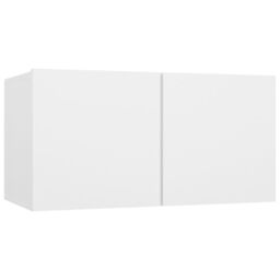 Berkfield Home 4 Piece TV Cabinet Set White Engineered Wood - thumbnail 4
