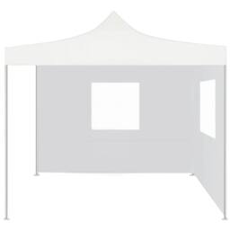 Berkfield Home Professional Folding Party Tent with 2 Sidewalls 2x2 m Steel White - thumbnail 2