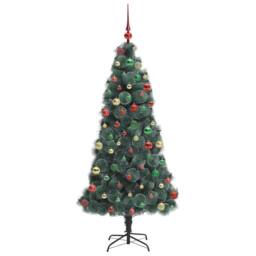 Berkfield Home Artificial Pre-lit Christmas Tree with Ball Set Green 180 cm - thumbnail 6