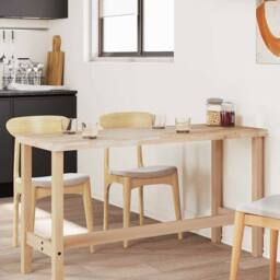 Berkfield Home Table Top Rectangular 120x50x4 cm Solid Wood Acacia in Brown - Size: 120 x 50 x 4 cm - thumbnail 4