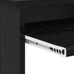 Berkfield Home Black Oak Computer Desk Black Oak Engineered wood, MDF Medium - thumbnail 9
