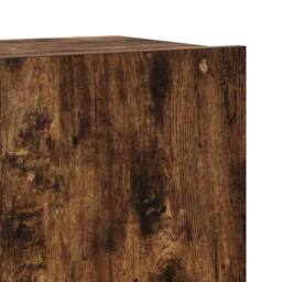 Berkfield Home Modern 4 Piece TV Cabinet Set Smoked Oak Engineered Wood in Brown - thumbnail 9