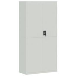 Berkfield Home File Cabinet Light Grey 90x40x180 cm Steel - Size: 90 x 40 x 180 cm - thumbnail 1