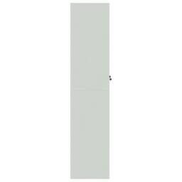 Berkfield Home File Cabinet Light Grey 90x40x180 cm Steel - Size: 90 x 40 x 180 cm - thumbnail 5