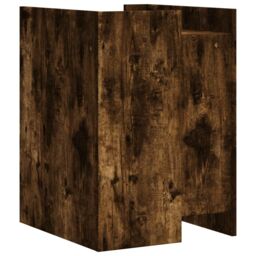 Berkfield Home Bedside Cabinet Smoked Oak 45x50x65 cm Engineered Wood in Brown - Size: 45 x 50 x 65 cm - thumbnail 6