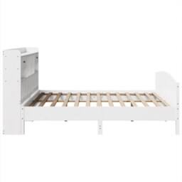 Berkfield Home Bed Frame w/Drawers Frame Concrete Grey 75x190 cm Small Single in White - Size: Super King - thumbnail 5