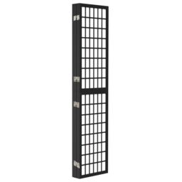 Berkfield Home Folding 5-Panel Room Divider Japanese Style 200x170 cm Black - thumbnail 4