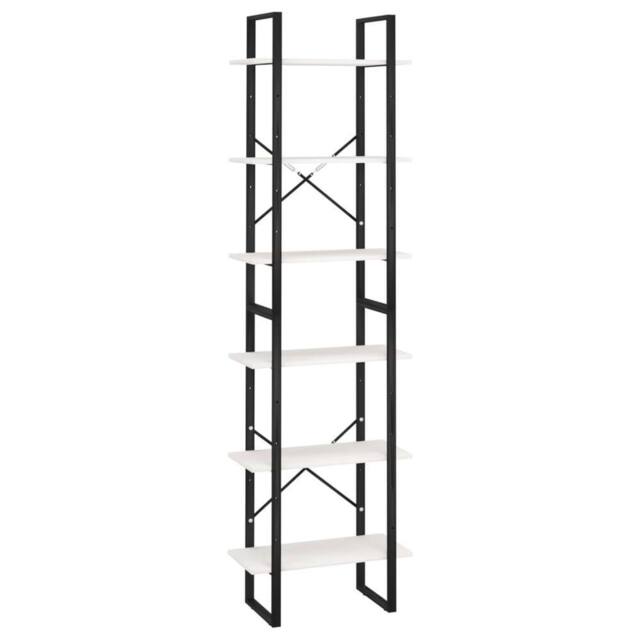 Berkfield Home Storage Shelf White 60x30x210 cm Solid Wood Pine - Size: 60 x 30 x 210 cm - image 1