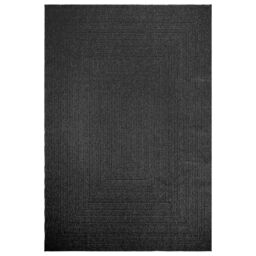 Berkfield Home Rug ZIZUR Anthracite 200x290 cm Jute Look Indoor & Outdoor - Size: Medium - thumbnail 3