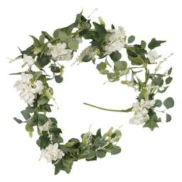 Marco Paul 180cm Hanging Garland with Fake Hydrangea - thumbnail 5