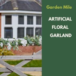 Marco Paul 180cm Hanging Garland with Fake Hydrangea - thumbnail 2