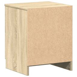 Berkfield Home Bedside Cabinet with 2 Drawers Sonoma Oak 40x36x50 cm in Light Oak - Size: 40 x 36 x 50 cm - thumbnail 7