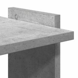 Berkfield Home Bookcase 3-Tier Concrete Grey 60x30x120 cm Engineered Wood - Size: 60 x 30 x 120 cm - thumbnail 7