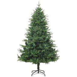 Berkfield Home Artificial Pre-lit Christmas Tree with Ball Set Green 180 cm - thumbnail 4