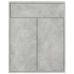 Berkfield Home Sideboard Concrete Grey 60x30x75 cm Engineered Wood - Size: 60 x 30 x 75 cm - thumbnail 7