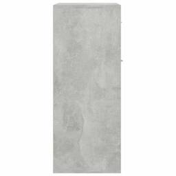 Berkfield Home Sideboard Concrete Grey 60x30x75 cm Engineered Wood - Size: 60 x 30 x 75 cm - thumbnail 8