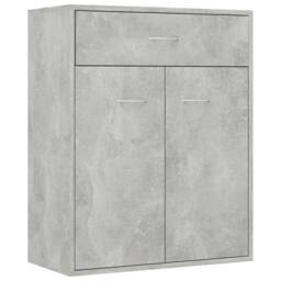 Berkfield Home Sideboard Concrete Grey 60x30x75 cm Engineered Wood - Size: 60 x 30 x 75 cm - thumbnail 3
