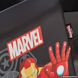 X Rocker Official Marvel Floor Rocker Gaming Chair for Kids in Gold - thumbnail 4