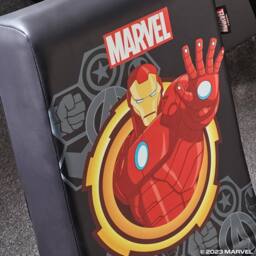 X Rocker Official Marvel Floor Rocker Gaming Chair for Kids in Gold - thumbnail 2