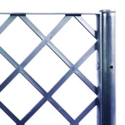 Berkfield Home Garden Planter with Trellis Blue Grey 80x40x142 cm PP - Size: 80 x 40 x 142 cm - thumbnail 7