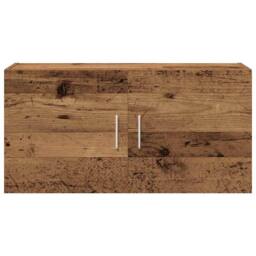Berkfield Home Wall Cabinet Old Wood 80x39x40 cm Engineered Wood in Brown - Size: 80 x 39 x 40 cm - thumbnail 4