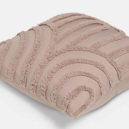 OHS 2 x Tufted Arches Cushion Cover Luxury Modern in Light Brown - Size: 45 cm x 45 cm - thumbnail 5