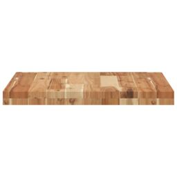 Berkfield Home Table Top Square 50x50x4 cm Solid Wood Acacia in Brown - Size: 50 x 50 x 4 cm - thumbnail 6