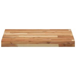 Berkfield Home Table Top Square 50x50x4 cm Solid Wood Acacia in Brown - Size: 50 x 50 x 4 cm - thumbnail 4
