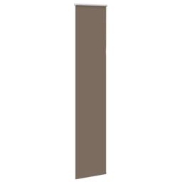 Berkfield Home Roller Blind Blackout Coffee 40x230 cm Fabric Width 35.7 cm Polyester in Brown - thumbnail 3