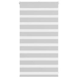 Berkfield Home Zebra Blind Light Grey 70x100 cm Fabric Width 65.9 cm Polyester - thumbnail 2