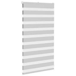 Berkfield Home Zebra Blind Light Grey 70x100 cm Fabric Width 65.9 cm Polyester - thumbnail 3