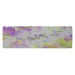 Benjamin Tate Design London Roof Tops Runner Rug in Natural - Size: 67 cm x 230 cm - thumbnail 1