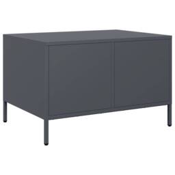 Berkfield Home TV Cabinet Anthracite 68x50x43.5 cm Cold-rolled Steel in Charcoal - thumbnail 8