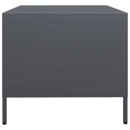 Berkfield Home TV Cabinet Anthracite 68x50x43.5 cm Cold-rolled Steel in Charcoal - thumbnail 7