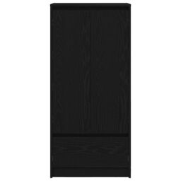 Berkfield Home Cabinet with Drawer Black Oak 55.5x34x119.5 cm Engineered Wood - thumbnail 6