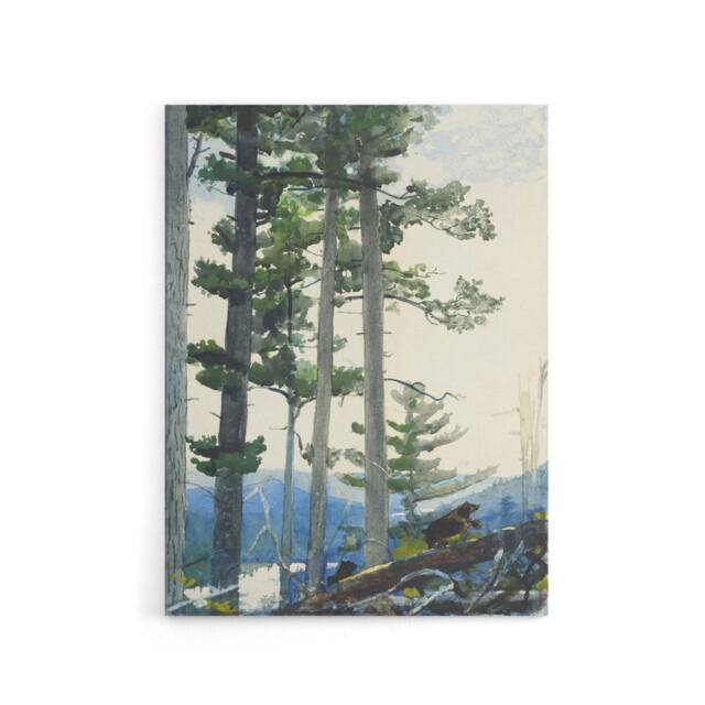 "Artery8 Winslow Homer Old Settlers Canvas Wall Art Print - Size: W18"" x H24""" - image 1