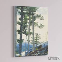 "Artery8 Winslow Homer Old Settlers Canvas Wall Art Print - Size: W18"" x H24""" - thumbnail 2