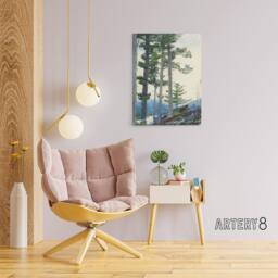 "Artery8 Winslow Homer Old Settlers Canvas Wall Art Print - Size: W18"" x H24""" - thumbnail 3