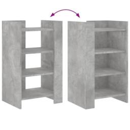 Berkfield Home Sideboard Concrete Grey 45x35x75 cm Engineered Wood - Size: 45 x 35 x 75 cm - thumbnail 7