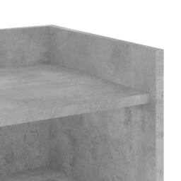 Berkfield Home Sideboard Concrete Grey 45x35x75 cm Engineered Wood - Size: 45 x 35 x 75 cm - thumbnail 8