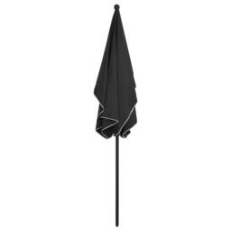 Berkfield Home Garden Parasol with Pole 210x140 cm Anthracite in Black - thumbnail 4