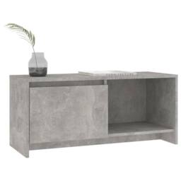 Berkfield Home TV Cabinet Concrete Grey 90x35x40 cm Engineered Wood - Size: 90 x 35 x 40 cm - thumbnail 4