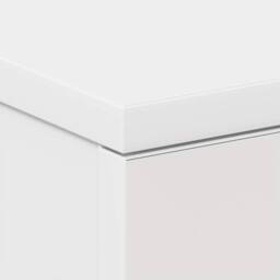 Berkfield Home Bedside Cabinet White 38x35x56 cm Engineered Wood - Size: 38 x 35 x 56 cm - thumbnail 9