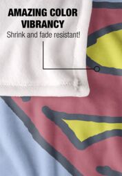 Warner Brothers Superman Officially Licensed Silky Touch Super Soft Throw Blanket 152 x 127 cm in White - thumbnail 4