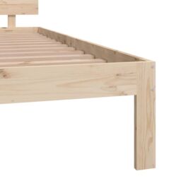Berkfield Home Bed Frame Solid Wood 180x200 cm Super King Size in Brown - thumbnail 6