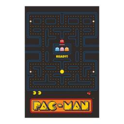 Pac Man Fleece Maze Blanket - Size: Crib