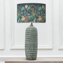Stornoway Table Lamp With Fortazela Eva Lampshade