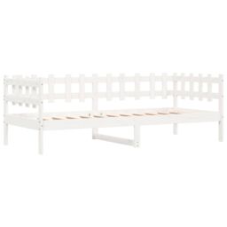 Berkfield Home Day Bed White 90x190 cm Solid Wood Pine - thumbnail 5