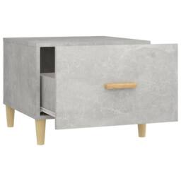 Berkfield Home Coffee Tables 2 pcs Concrete Grey 50x50x40 cm Engineered Wood - Size: 50 x 50 x 40 cm - thumbnail 8
